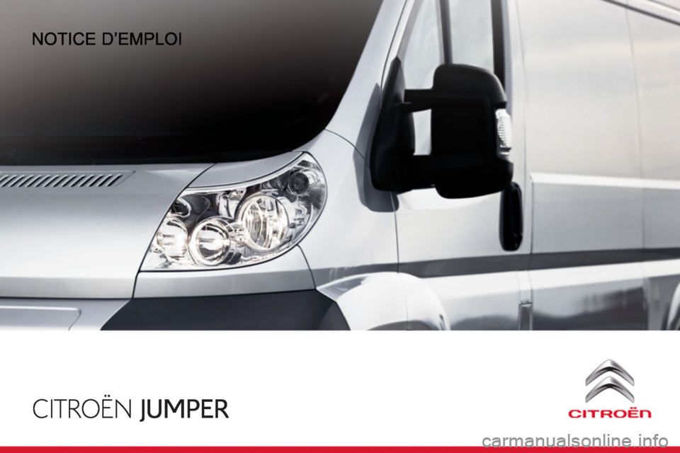 CITROEN JUMPER 2012  Notices Demploi (in French) 