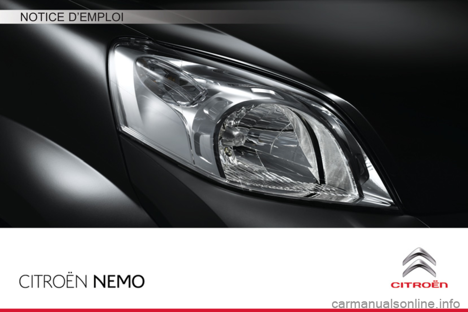 CITROEN NEMO 2014  Notices Demploi (in French)   NOTICE D’EMPLOI  