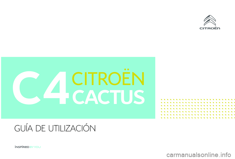 CITROEN C4 CACTUS 2019  Manuales de Empleo (in Spanish) C4
GUÍA DE UTILIZACIÓN 