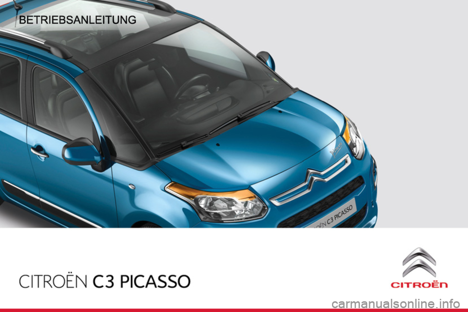 CITROEN C3 PICASSO 2014  Betriebsanleitungen (in German) 