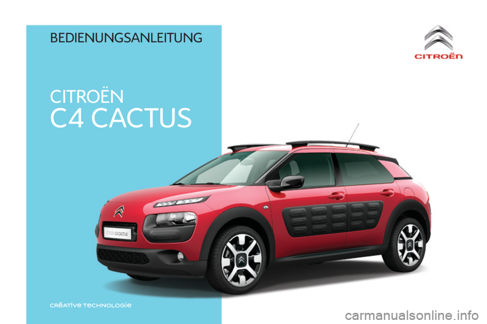 CITROEN C4 CACTUS 2018  Betriebsanleitungen (in German) 