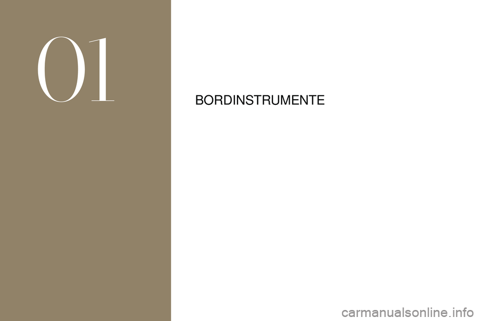 CITROEN DS3 2018  Betriebsanleitungen (in German) BORDINSTRUMENTE
01  