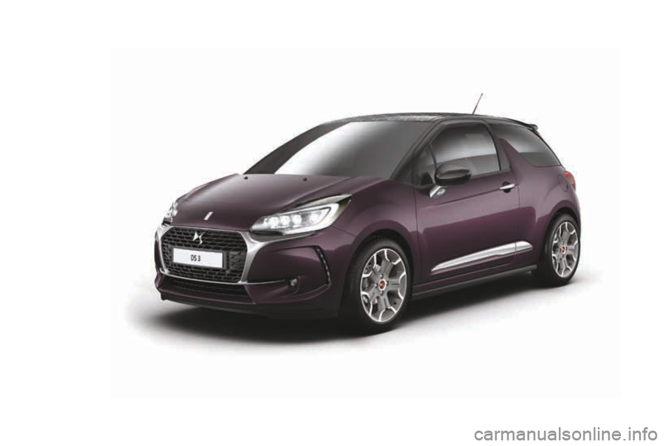 CITROEN DS3 2017  Betriebsanleitungen (in German) DS3_de_Chap00b_vue-ensemble_ed02-2015 