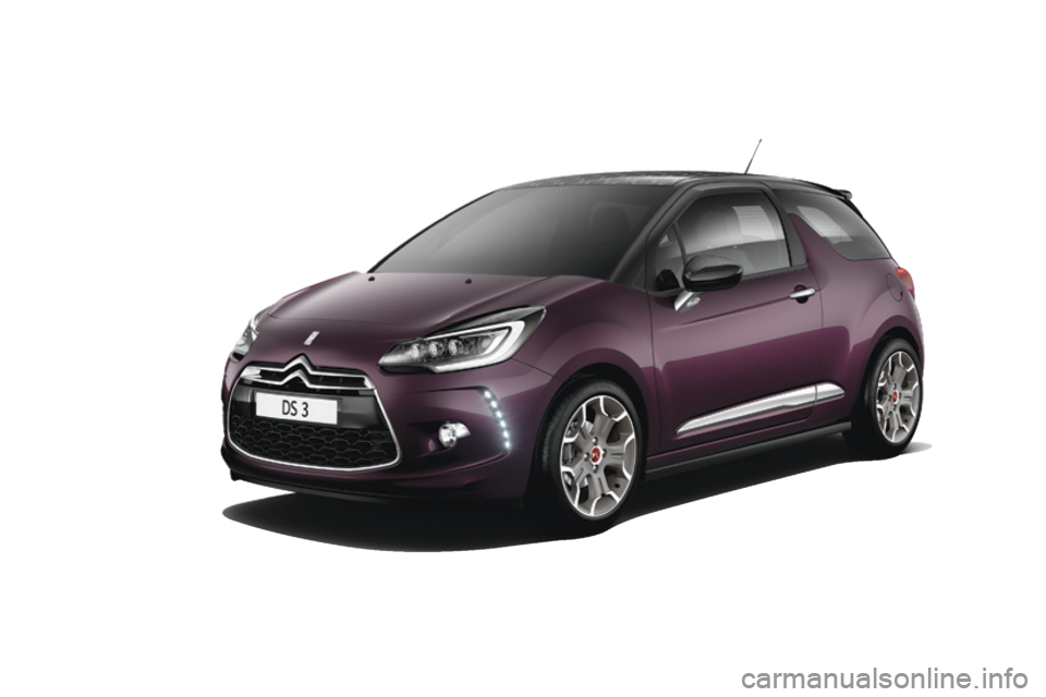 CITROEN DS3 2016  Betriebsanleitungen (in German) DS3_de_Chap00b_vue-ensemble_ed01-2015 