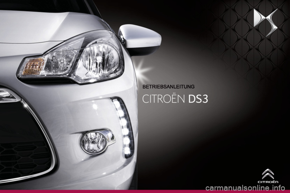 CITROEN DS3 2014  Betriebsanleitungen (in German) 