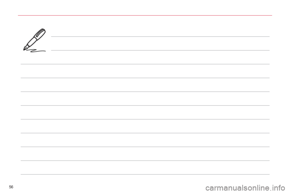 CITROEN DS3 2013  Betriebsanleitungen (in German) 56 