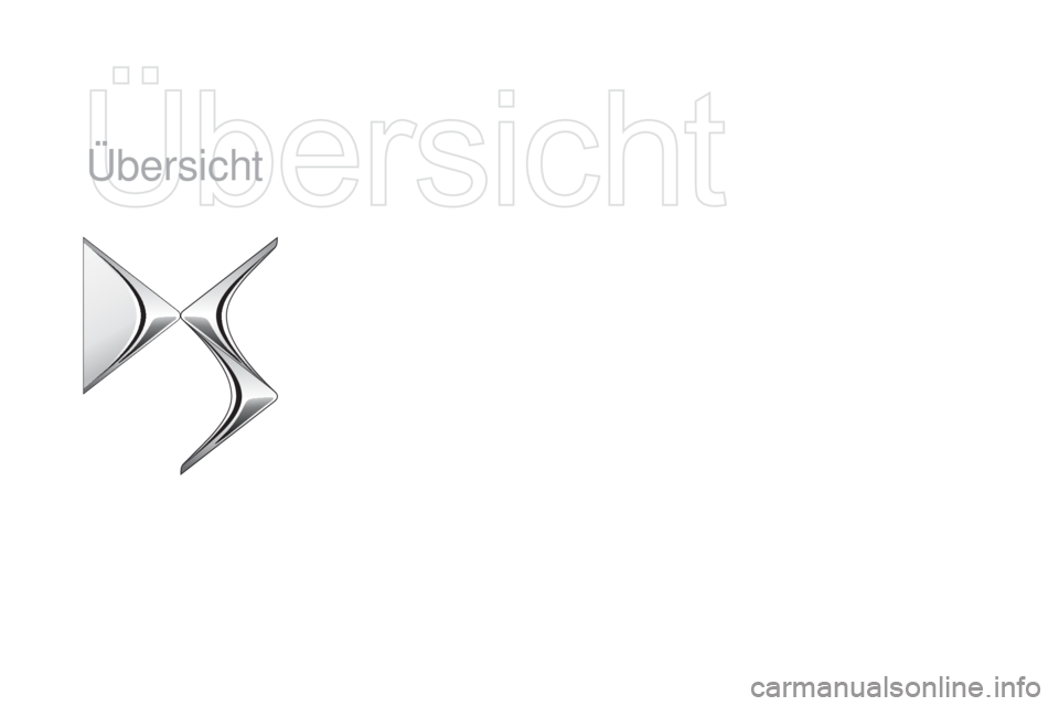 CITROEN DS5 2015  Betriebsanleitungen (in German) Übersicht
DS5_de_Chap00b_vue-ensemble_ed01-2015 