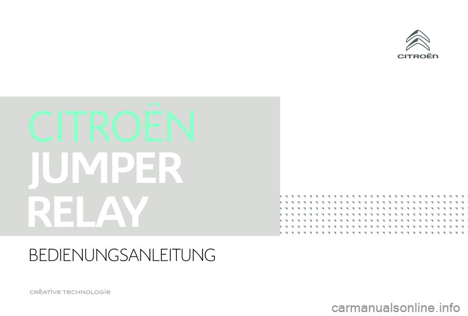 CITROEN JUMPER 2019  Betriebsanleitungen (in German) 