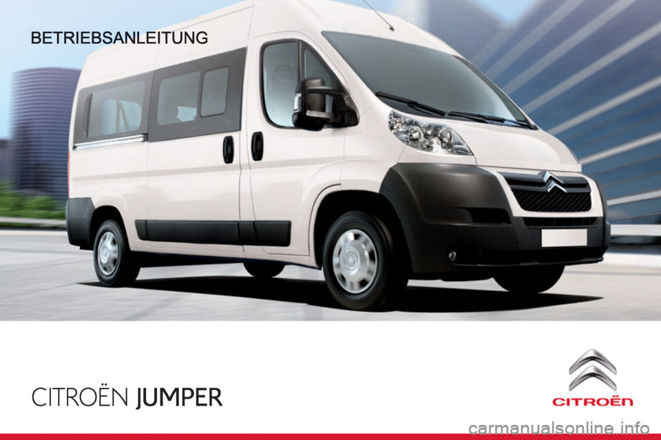 CITROEN JUMPER 2014  Betriebsanleitungen (in German) 