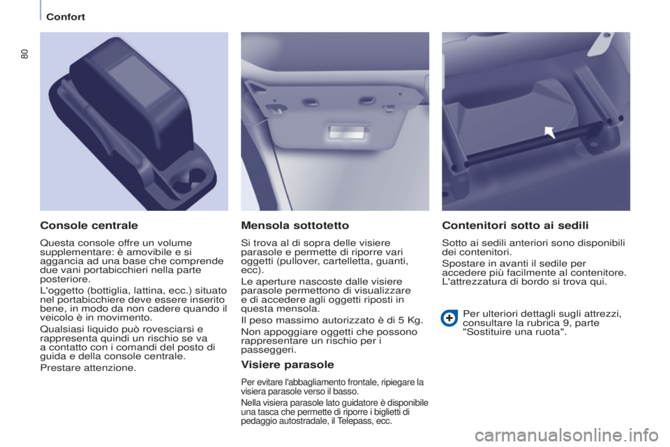 CITROEN BERLINGO ELECTRIC 2017 Libretti Di Uso E manutenzione (in Italian) 80
Berlingo-2-VU_it_Chap04_Ergonomie_ed01-2015Berlingo-2-VU_it_Chap04_Ergonomie_ed01-2015
Mensola sottotetto
si trova al di sopra delle visiere
parasole e permette di riporre vari
oggetti (pullover
CITROEN BERLINGO ELECTRIC 2017 Libretti Di Uso E manutenzione (in Italian) 80
Berlingo-2-VU_it_Chap04_Ergonomie_ed01-2015Berlingo-2-VU_it_Chap04_Ergonomie_ed01-2015
Mensola sottotetto
si trova al di sopra delle visiere
parasole e permette di riporre vari
oggetti (pullover