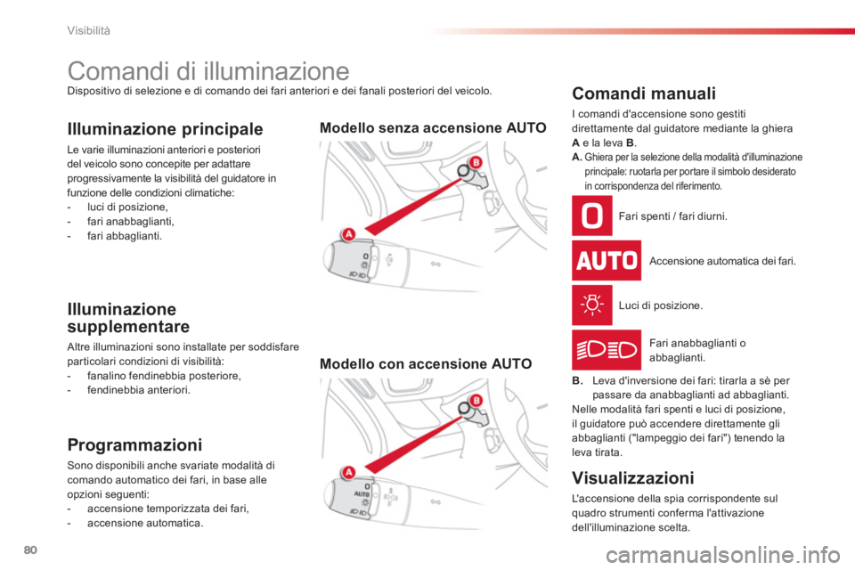 CITROEN C3 PICASSO 2014 Libretti Di Uso E manutenzione (in Italian) Visibilità
80
Comandi di illuminazione
Dispositivo di selezione e di comando dei fari anteriori e dei fanali posteriori del veicolo.
Illuminazione principale
Le va CITROEN C3 PICASSO 2014 Libretti Di Uso E manutenzione (in Italian) Visibilità
80
Comandi di illuminazione
Dispositivo di selezione e di comando dei fari anteriori e dei fanali posteriori del veicolo.
Illuminazione principale
Le va