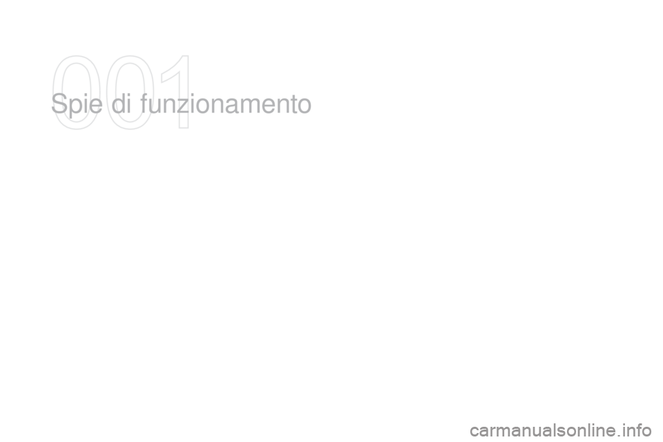 CITROEN DS3 2016 Libretti Di Uso E manutenzione (in Italian) DS3_it_Chap01_controle-de-marche_ed01-2015
Spie di funzionamento CITROEN DS3 2016 Libretti Di Uso E manutenzione (in Italian) DS3_it_Chap01_controle-de-marche_ed01-2015
Spie di funzionamento