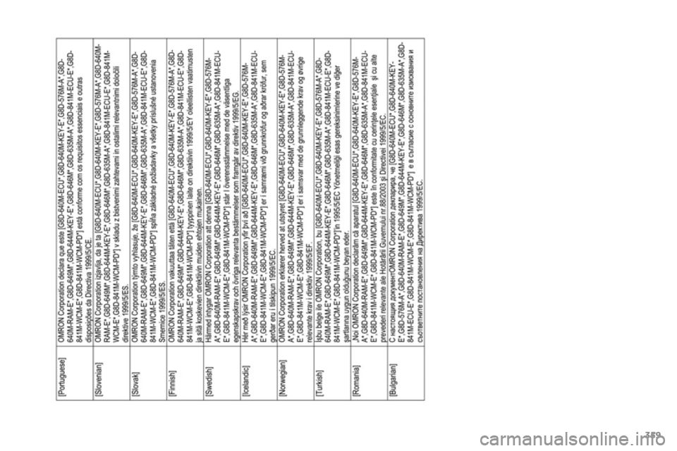 Citroen C4 AIRCROSS RHD 2014 1.G Owners Manual 359 