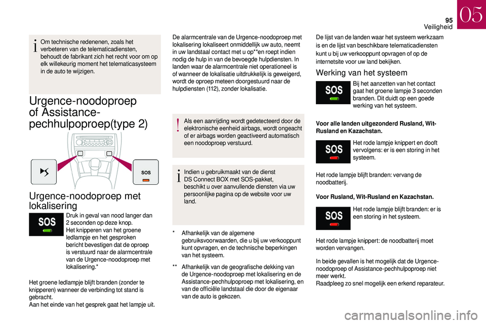 CITROEN DS3 2018 Instructieboekjes (in Dutch) 95
Om technische redenenen, zoals het
verbeteren van de telematicadiensten,
behoudt de fabrikant zich het recht voor om op
elk willekeurig moment het telematicasysteem
in de auto te wijzigen.
Urge CITROEN DS3 2018 Instructieboekjes (in Dutch) 95
Om technische redenenen, zoals het
verbeteren van de telematicadiensten,
behoudt de fabrikant zich het recht voor om op
elk willekeurig moment het telematicasysteem
in de auto te wijzigen.
Urge