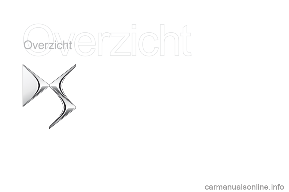 CITROEN DS4 2015  Instructieboekjes (in Dutch) DS4_nl_Chap00b_vue-ensemble_ed02-2015
Overzicht 