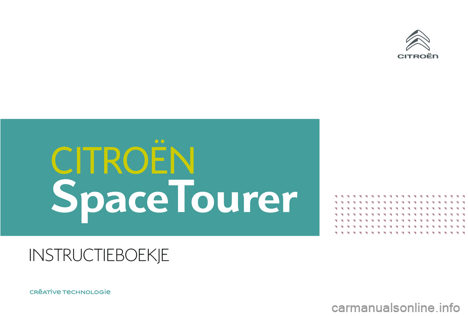 CITROEN JUMPER SPACETOURER 2018  Instructieboekjes (in Dutch) 