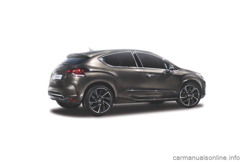 Citroen DS4 2014 1.G Owners Manual 