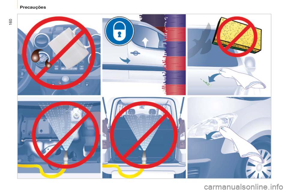 CITROEN BERLINGO ELECTRIC 2017  Manual do condutor (in Portuguese) 160
Berlingo-2-Vu_pt_Chap08_aide rapide_ed01-2015 
Precauções  