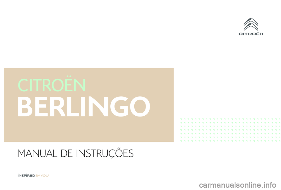 CITROEN BERLINGO VAN 2019  Manual do condutor (in Portuguese) MANUAL DE INSTRUÇÕES 