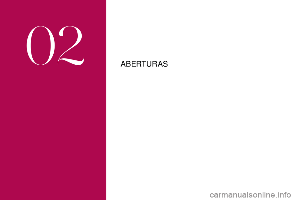 CITROEN DS3 2018  Manual do condutor (in Portuguese) ABERTUR AS
02  