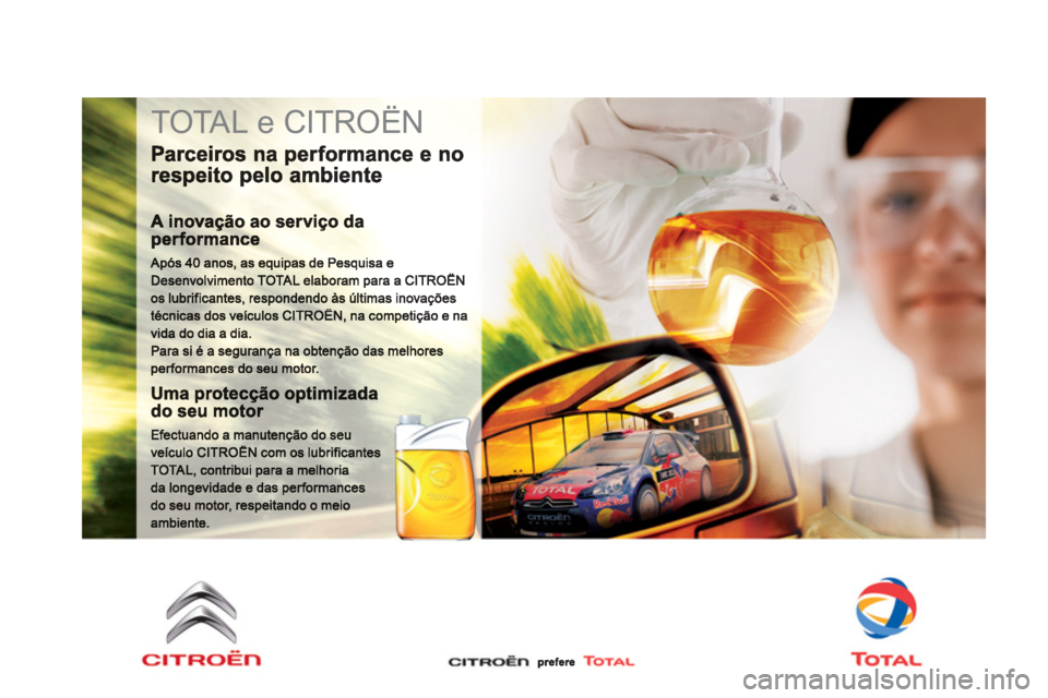 CITROEN DS3 2014  Manual do condutor (in Portuguese)   TOTAL e CITROËN  