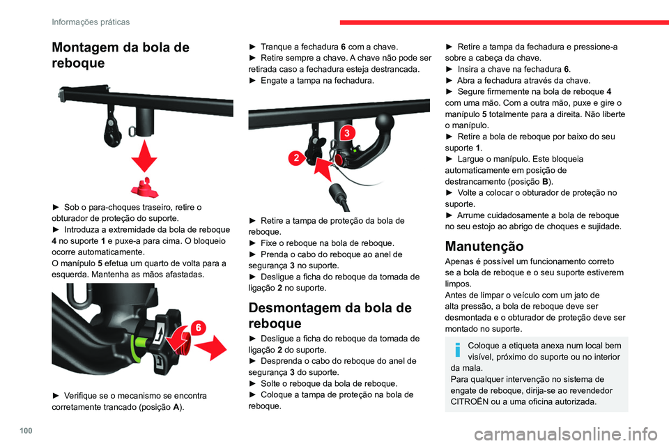 CITROEN JUMPER 2020 Manual do condutor (in Portuguese) 100
Informações práticas
Sistemas de transporte
no tejadilho
Por motivos de segurança e para evitar
danos no tejadilho, deve utilizar um sistema
de transporte (barras ou calhas de tejadilho CITROEN JUMPER 2020 Manual do condutor (in Portuguese) 100
Informações práticas
Sistemas de transporte
no tejadilho
Por motivos de segurança e para evitar
danos no tejadilho, deve utilizar um sistema
de transporte (barras ou calhas de tejadilho