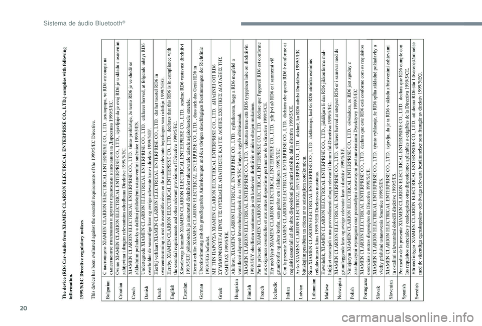 CITROEN JUMPER SPACETOURER 2018 Manual do condutor (in Portuguese) 20
S\256 CITROEN JUMPER SPACETOURER 2018 Manual do condutor (in Portuguese) 20
S\256