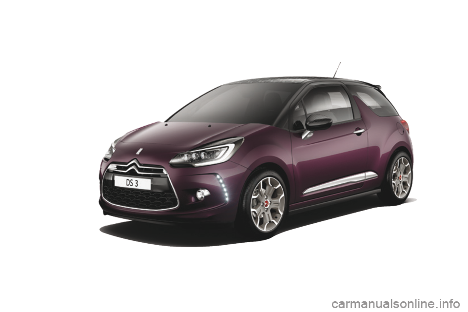 CITROEN DS3 CABRIO 2016  InstruktionsbØger (in Danish) DS3_da_Chap00b_vue-ensemble_ed01-2015 