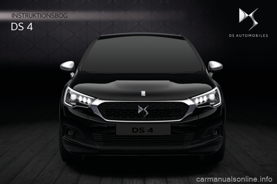 CITROEN DS4 2016  InstruktionsbØger (in Danish) DS4_da_Chap00_couv-debut_ed03-2015
InstruktIonsbog 