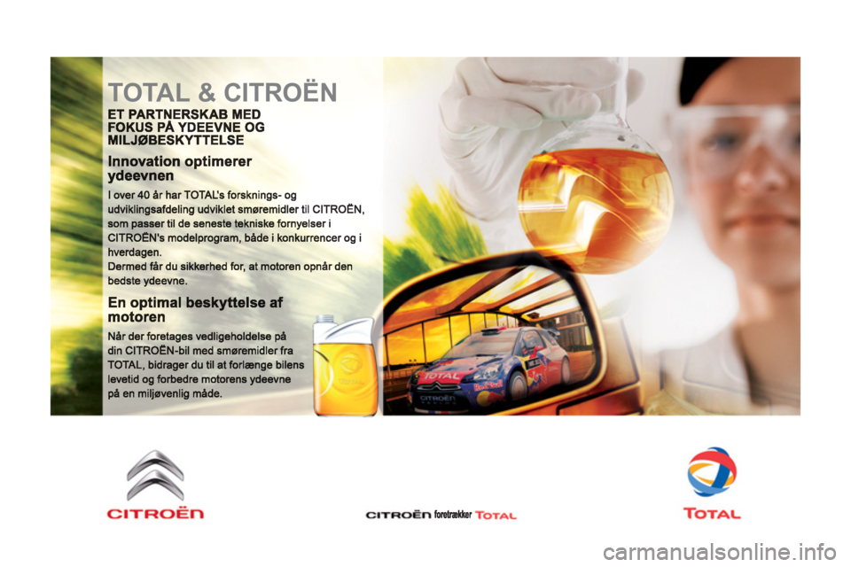 CITROEN DS5 HYBRID 2012  InstruktionsbØger (in Danish)   TOTAL & CITROËN  