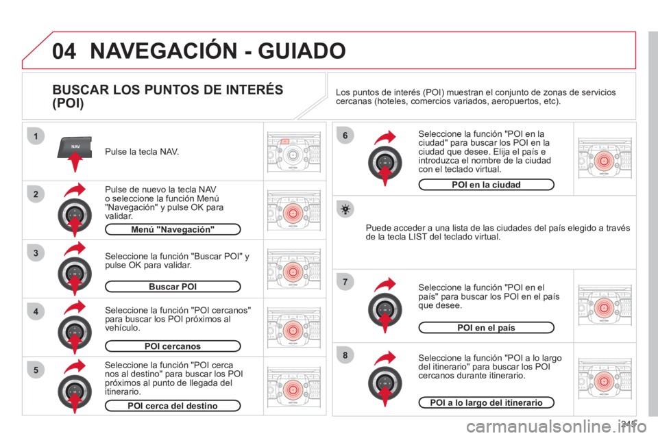 CITROEN C5 2012 Manuales de Empleo (in Spanish) 245
04
2ABC3DEF5JKL4GHI6MNO8TUV7PQRS9WXYZ0*#
1RADIO MEDIANAVESC TRAFFIC
SETUPADDR
BOOK
2ABC3DEF5JKL4GHI6MNO8TUV7PQRS9WXYZ0*#
1RADIO MEDIANAV ESC TRAFFIC
SETUPADDR
BOOK
NAV1
3
4
6
7
8
2ABC3DEF5JKL4GHI6 CITROEN C5 2012 Manuales de Empleo (in Spanish) 245
04
2ABC3DEF5JKL4GHI6MNO8TUV7PQRS9WXYZ0*#
1RADIO MEDIANAVESC TRAFFIC
SETUPADDR
BOOK
2ABC3DEF5JKL4GHI6MNO8TUV7PQRS9WXYZ0*#
1RADIO MEDIANAV ESC TRAFFIC
SETUPADDR
BOOK
NAV1
3
4
6
7
8
2ABC3DEF5JKL4GHI6