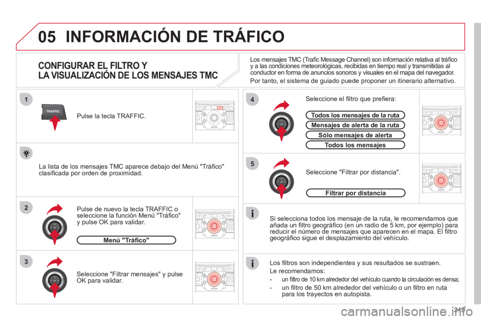 CITROEN C5 2012 Manuales de Empleo (in Spanish) 249
05
2ABC3DEF5JKL4GHI6MNO8TUV7PQRS9WXYZ0*#
1RADIO MEDIANAV ESCTRAFFIC
SETUPADDR
BOOK
2ABC3DEF5JKL4GHI6MNO8TUV7PQRS9WXYZ0*#
1RADIO MEDIANAV ESC TRAFFIC
SETUPADDR
BOOK
TRAFFIC
1
3
4
5
2ABC3DEF5JKL4GHI CITROEN C5 2012 Manuales de Empleo (in Spanish) 249
05
2ABC3DEF5JKL4GHI6MNO8TUV7PQRS9WXYZ0*#
1RADIO MEDIANAV ESCTRAFFIC
SETUPADDR
BOOK
2ABC3DEF5JKL4GHI6MNO8TUV7PQRS9WXYZ0*#
1RADIO MEDIANAV ESC TRAFFIC
SETUPADDR
BOOK
TRAFFIC
1
3
4
5
2ABC3DEF5JKL4GHI