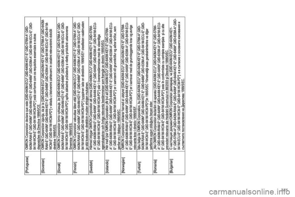 CITROEN C4 AIRCROSS 2016 Instructieboekjes (in Dutch) 355
C4-Aircross_nl_Chap12_certificats_ed01-2014 CITROEN C4 AIRCROSS 2016 Instructieboekjes (in Dutch) 355
C4-Aircross_nl_Chap12_certificats_ed01-2014