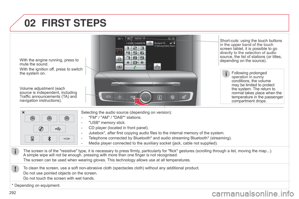 Citroen C4 2015 2.G Owners Manual 02
292
C4-2_en_Chap13b_SMEGplus_ed01-2015
C4-2_en_Chap13b_SMEGplus_ed01-2015
With the engine running, press to mute the  sound.
With
 the  ignition  off,  press  to  switch Â
th Citroen C4 2015 2.G Owners Manual 02
292
C4-2_en_Chap13b_SMEGplus_ed01-2015
C4-2_en_Chap13b_SMEGplus_ed01-2015
With the engine running, press to mute the  sound.
With
 the  ignition  off,  press  to  switch Â
th