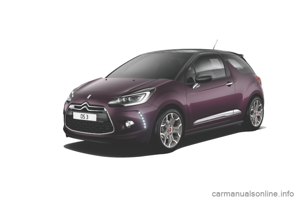 Citroen DS3 2015 1.G Owners Manual DS3_en_Chap00b_vue-ensemble_ed01-2015 Citroen DS3 2015 1.G Owners Manual DS3_en_Chap00b_vue-ensemble_ed01-2015