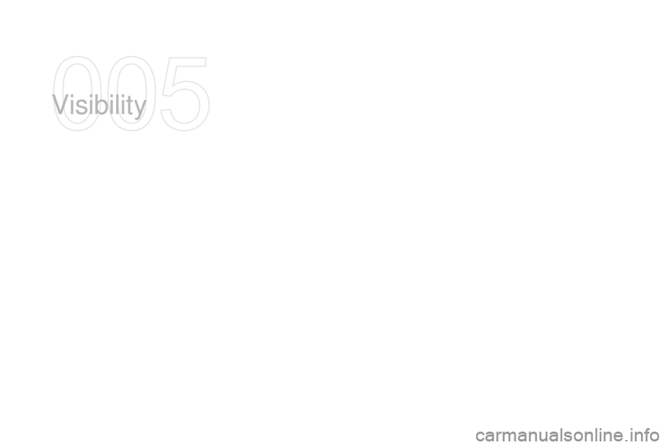 Citroen DS3 RHD 2015 1.G Owners Manual Visibility   