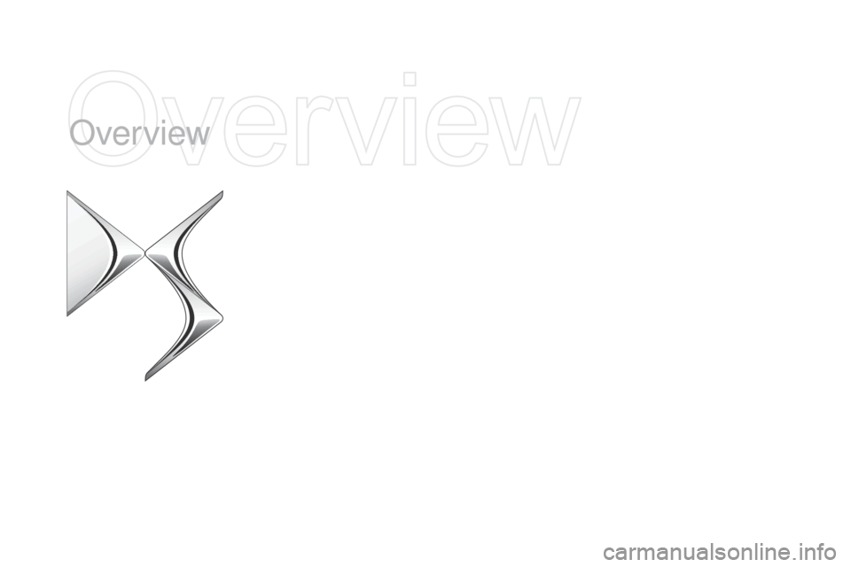 Citroen DS5 HYBRID4 2015 1.G Owners Manual Over view
DS5_en_Chap00b_vue-ensemble_ed01-2015 