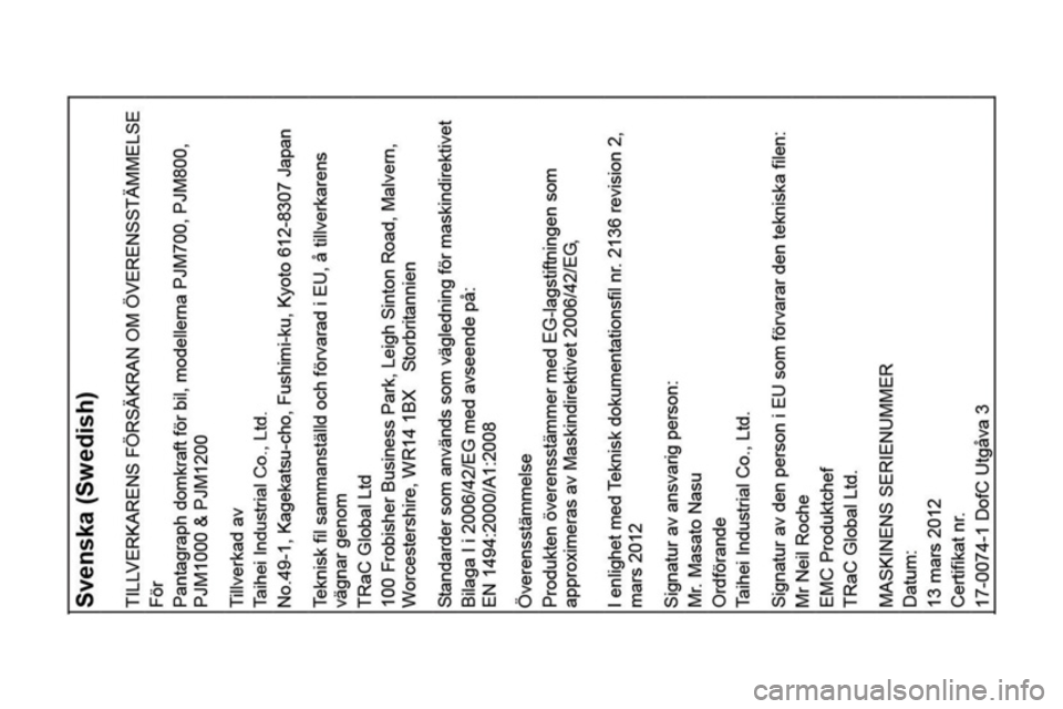 CITROEN C4 AIRCROSS 2016  InstruktionsbÖcker (in Swedish) 