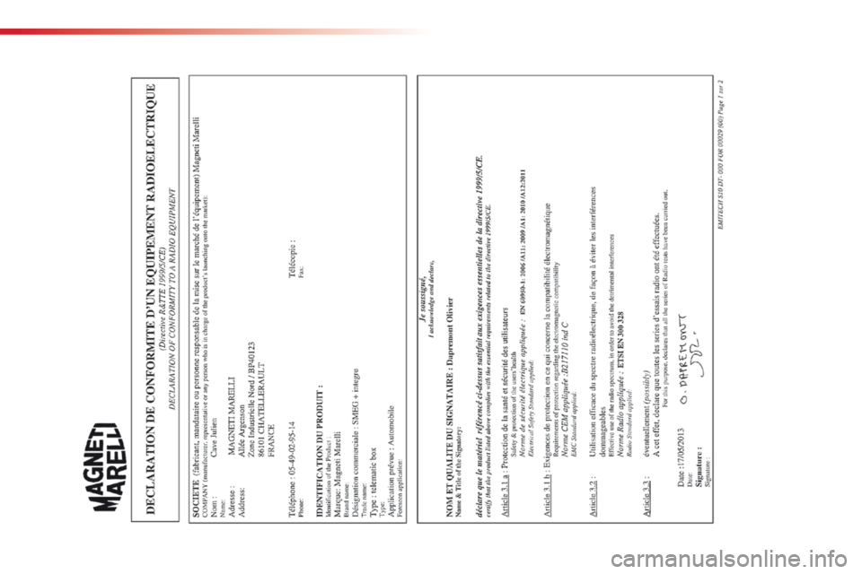 CITROEN C4 CACTUS 2016  InstruktionsbÖcker (in Swedish) 