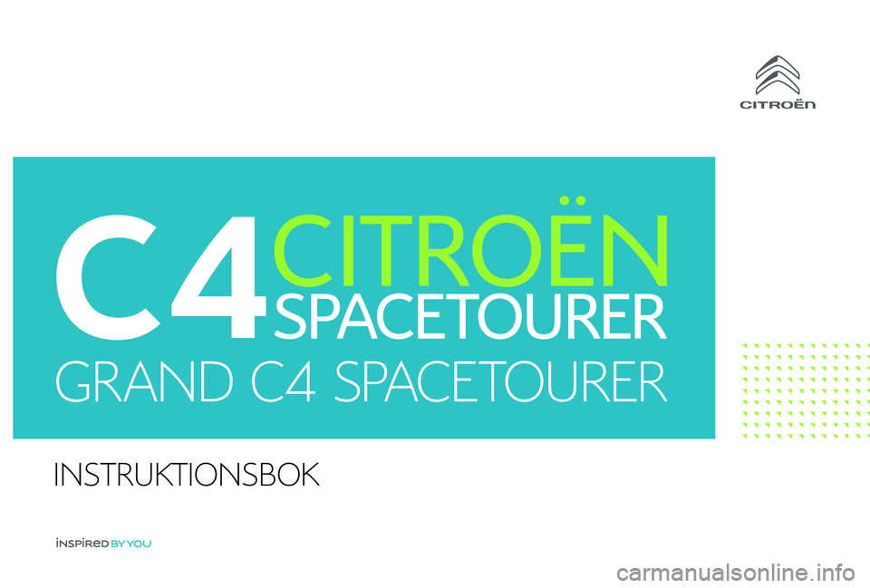 CITROEN C4 SPACETOURER 2021  InstruktionsbÖcker (in Swedish) 
