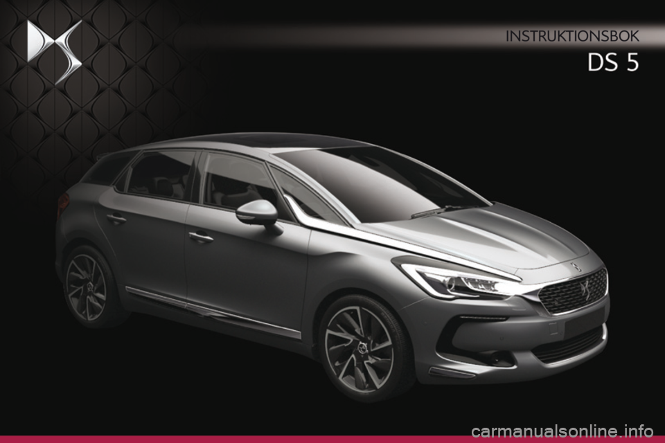 CITROEN DS5 HYBRID 2015  InstruktionsbÖcker (in Swedish) 