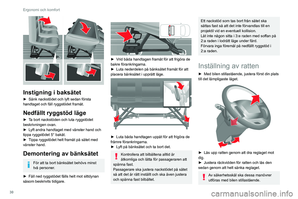 CITROEN JUMPER 2020 InstruktionsbÖcker (in Swedish) 30
Ergonomi och komfort
Backspeglar
Ytterbackspeglar
De är indelade i två zoner:
A – Övre spegel
B – Nedre spegel
Speglarna är sfäriska till formen för att utvidga
synfältet i sidled. CITROEN JUMPER 2020 InstruktionsbÖcker (in Swedish) 30
Ergonomi och komfort
Backspeglar
Ytterbackspeglar
De är indelade i två zoner:
A – Övre spegel
B – Nedre spegel
Speglarna är sfäriska till formen för att utvidga
synfältet i sidled.