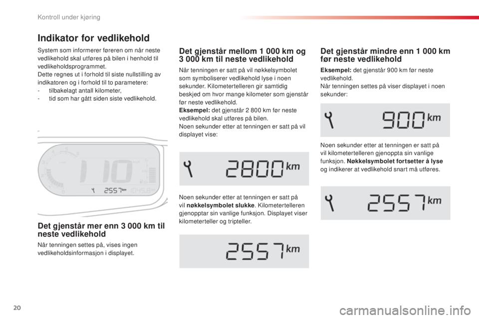 CITROEN C3 PICASSO 2015 InstruksjonsbØker (in Norwegian) 20
C3Picasso_no_Chap01_controle-de-marche_ed01-2014
Indikator for vedlikehold
noen sekunder etter at tenningen er satt på
vil nøkkelsymbolet slukke.
ki lometertelleren
gjenopptar sin vanlige funk CITROEN C3 PICASSO 2015 InstruksjonsbØker (in Norwegian) 20
C3Picasso_no_Chap01_controle-de-marche_ed01-2014
Indikator for vedlikehold
noen sekunder etter at tenningen er satt på
vil nøkkelsymbolet slukke.
ki lometertelleren
gjenopptar sin vanlige funk
