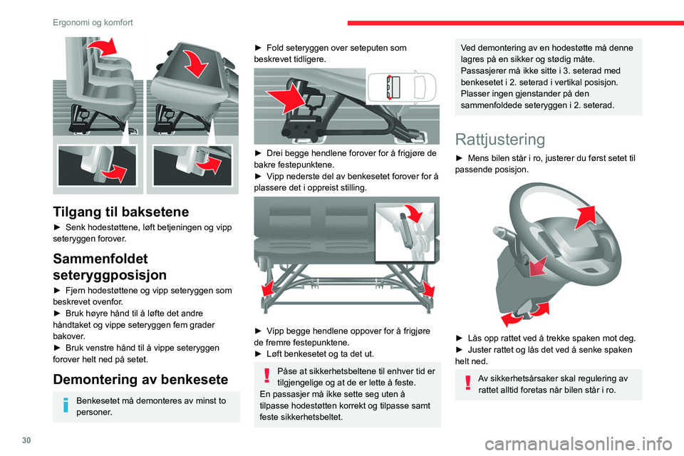 CITROEN JUMPER 2020 InstruksjonsbØker (in Norwegian) 30
Ergonomi og komfort
Speil
Dørspeil
De er delt i to soner:
A - Øvre speil
B - Nedre speil
Speilene har sfærisk form for å utvide sikten
sideveis. Gjenstander i speilene befinner seg
nærm CITROEN JUMPER 2020 InstruksjonsbØker (in Norwegian) 30
Ergonomi og komfort
Speil
Dørspeil
De er delt i to soner:
A - Øvre speil
B - Nedre speil
Speilene har sfærisk form for å utvide sikten
sideveis. Gjenstander i speilene befinner seg
nærm