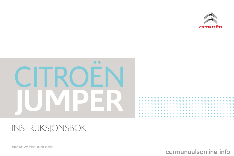 CITROEN JUMPER 2017  InstruksjonsbØker (in Norwegian) 