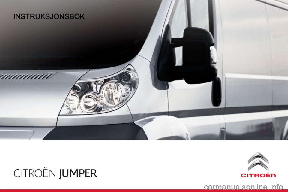 CITROEN JUMPER 2012  InstruksjonsbØker (in Norwegian) 