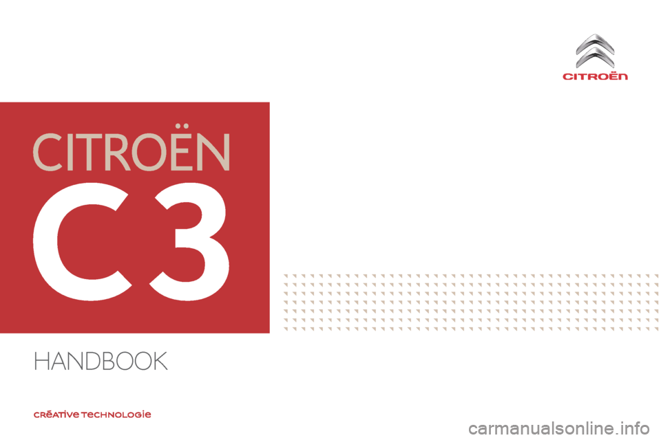 Citroen C3 RHD 2017 2.G Owners Manual Handbook  