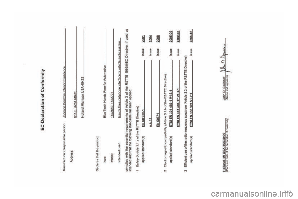 Citroen C4 AIRCROSS 2017 1.G Owners Manual 347
C4-Aircross_en_Chap12_certificats_ed01-2016  