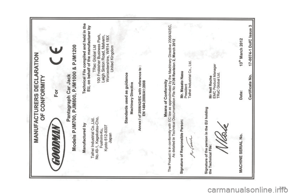 Citroen C4 AIRCROSS 2017 1.G Owners Manual 359
C4-Aircross_en_Chap12_certificats_ed01-2016 Citroen C4 AIRCROSS 2017 1.G Owners Manual 359
C4-Aircross_en_Chap12_certificats_ed01-2016
