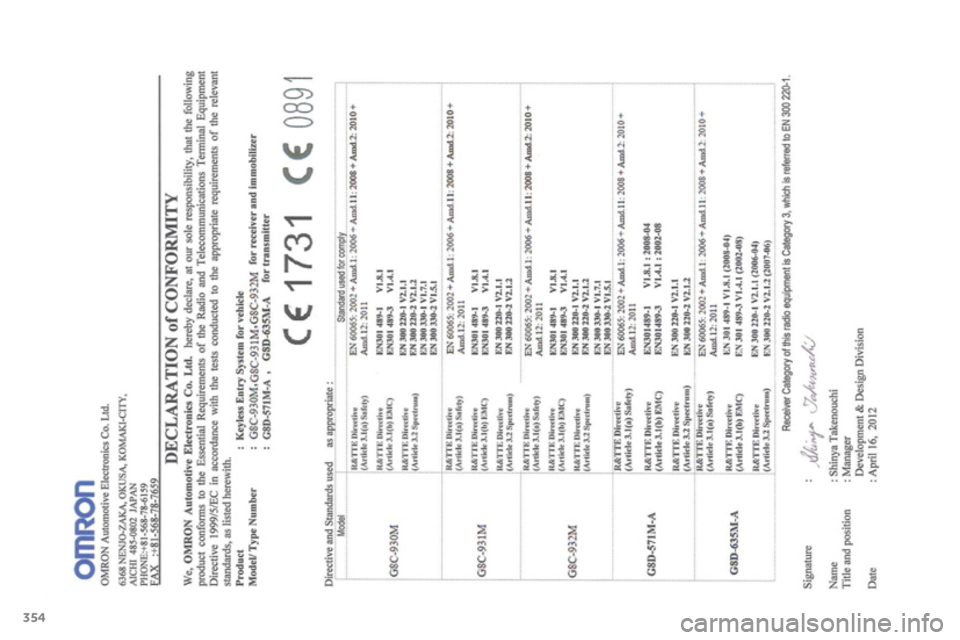 CITROEN C4 AIRCROSS 2014 Ghiduri De Utilizare (in Romanian) 354 CITROEN C4 AIRCROSS 2014 Ghiduri De Utilizare (in Romanian) 354